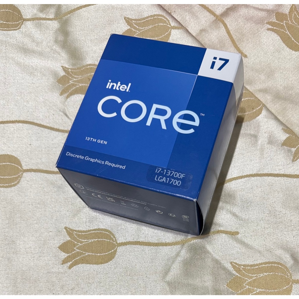 保固內 intel i7-13700F 13代 13700f 1700腳位 處理器 20核心24緒 無內顯非13700 | 蝦皮購物