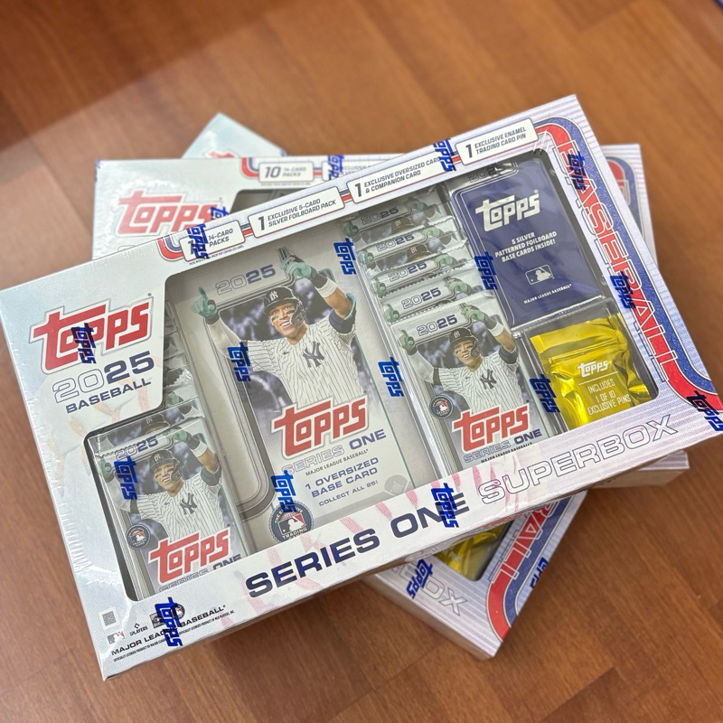 全新現貨 2025 Topps Series 1 Baseball Super Box 正規系列 棒球卡盒 | 蝦皮購物