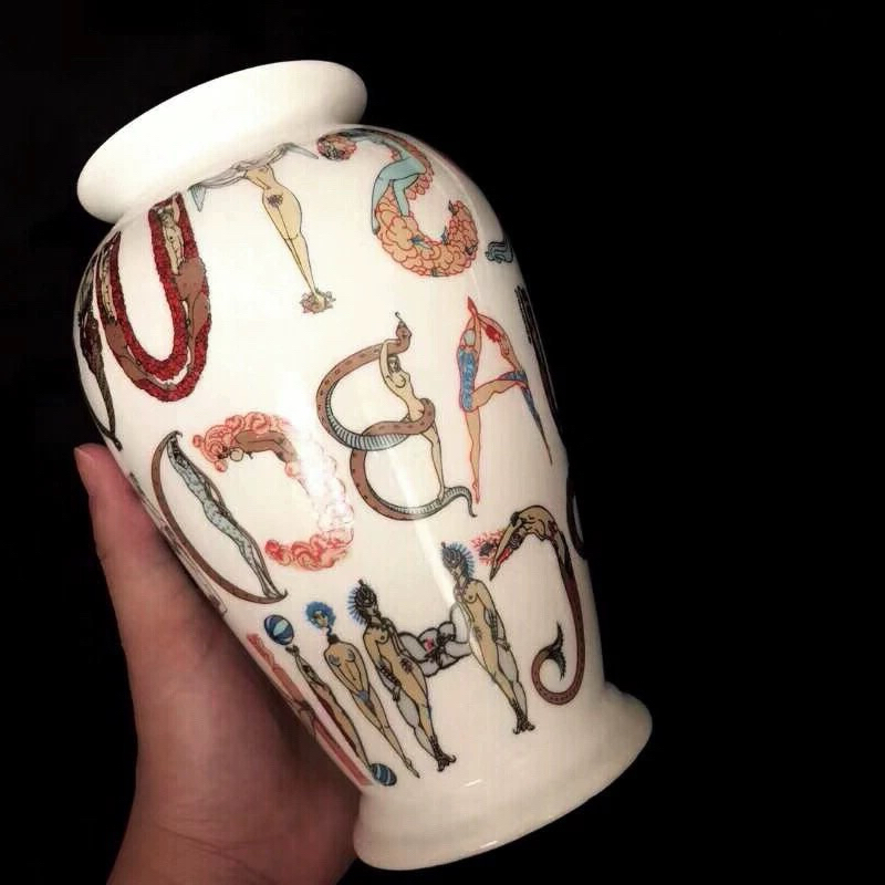 全新限量免運18SS Supreme ALphabet Vase 髒話字母禁賣花瓶花盆花器