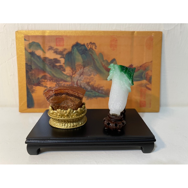 正版官方代購」故宮迷你雙寶精緻禮盒（翠玉白菜&肉形石）/ NPM Mini