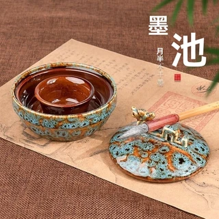 古玩銅器収蔵擬古純銅金魚筆洗灰皿硯台包漿老道家庭書房置物 古玩銅器収蔵擬古純銅金魚筆洗灰皿硯台包漿老道家庭書房置物