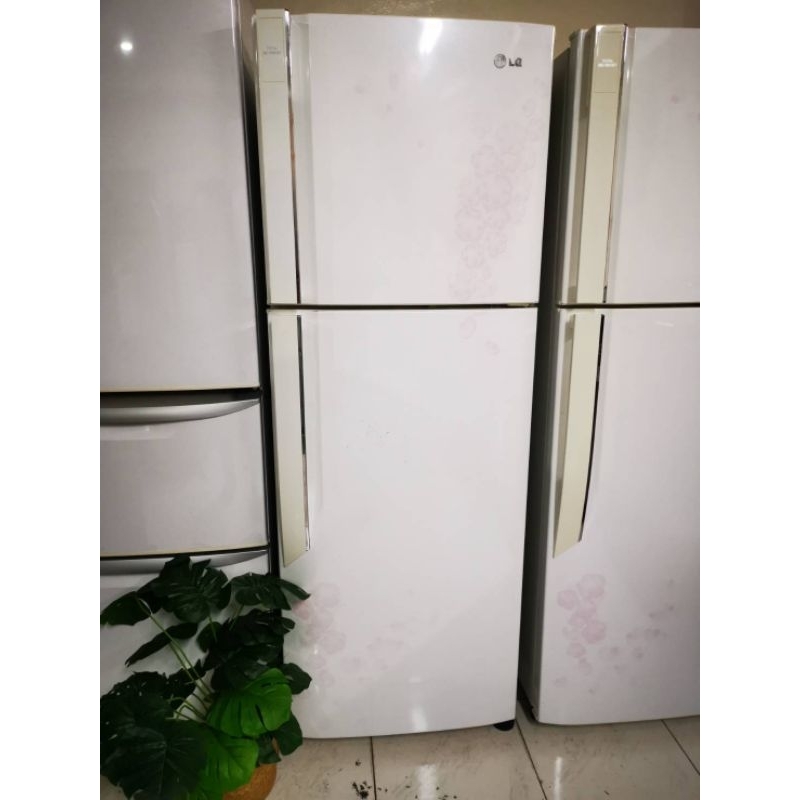 節能省電中古冰箱@LG 320公升雙門冰箱(旋轉製冰盒，強化玻璃層板），寬61深67高170 | 蝦皮購物