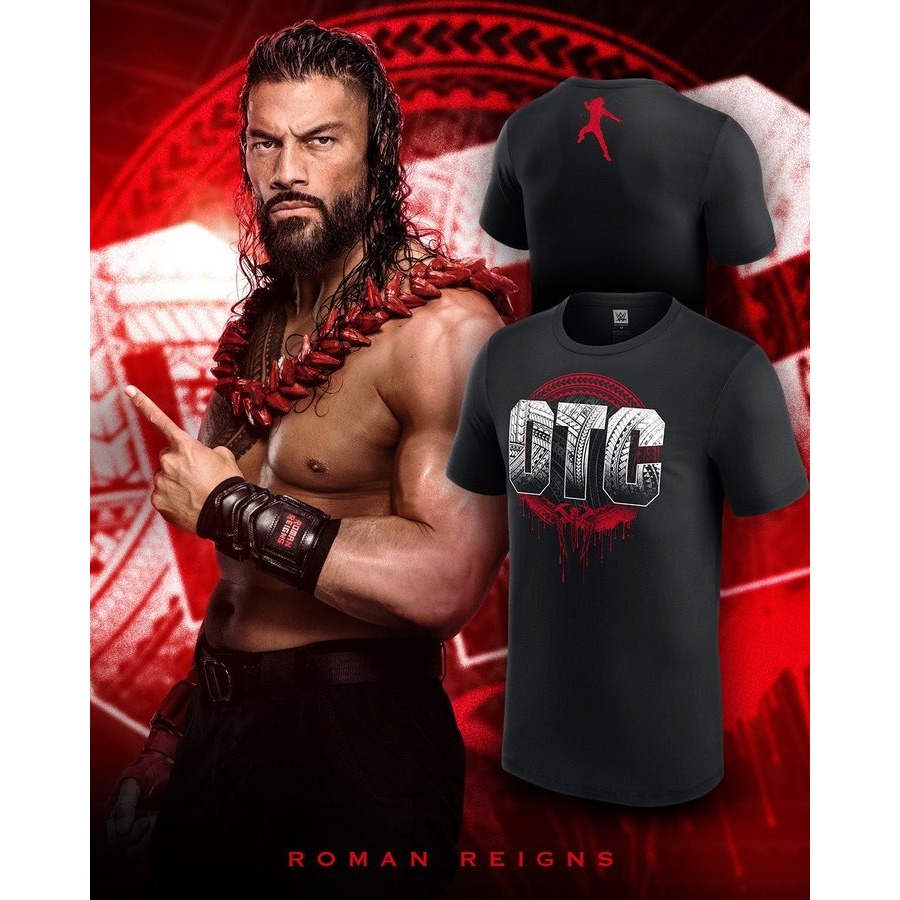 美國瘋潮]正版WWE Roman Reigns OTC T-Shirt 薩摩亞軍團元祖大酋長最新款衣服獨家熱賣中| 蝦皮購物