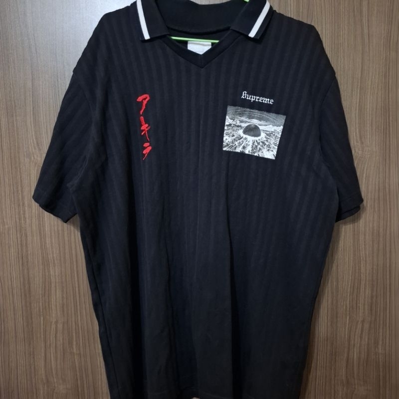 Supreme akira soccer top polo 阿基拉足球衫短T t shirt | 蝦皮購物