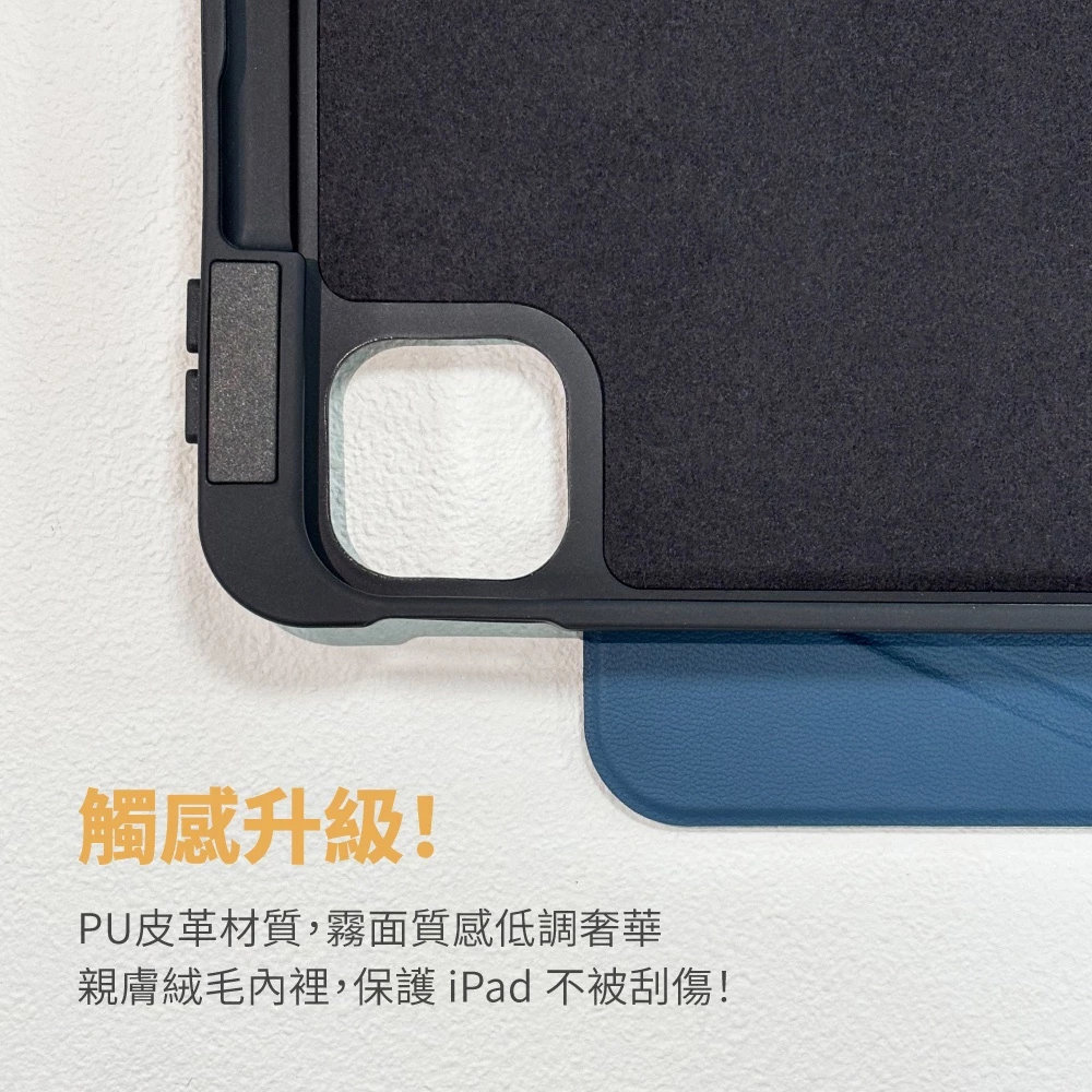 eiP Magnetix Flip iPad Air 10.9 吋 (第 4 代,2020) 多角度可拆式保護殼, 黑