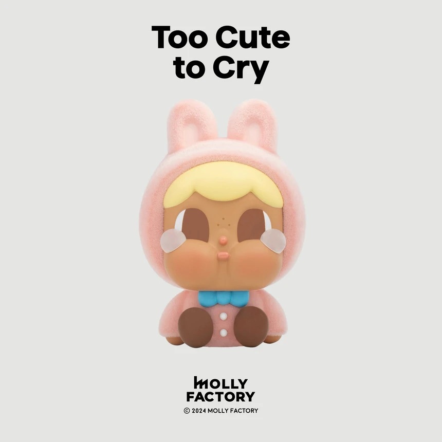 現貨】泰國限定Molly Factory Too Cute to Cry 植絨公仔CryBunny 泰國
