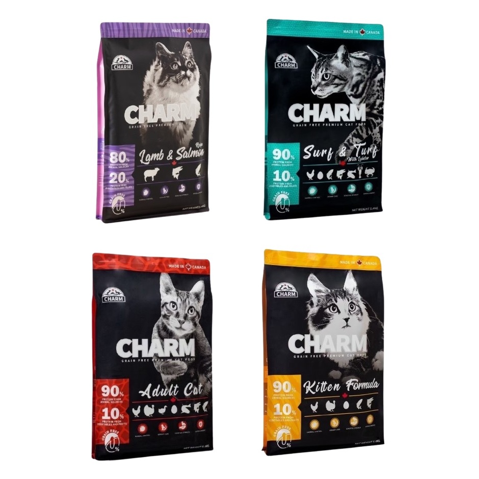 野性魅力CHARM 貓飼料 無穀配方 幼貓/成貓/海陸龍蝦盛宴/羊肉鮭魚 | 蝦皮購物