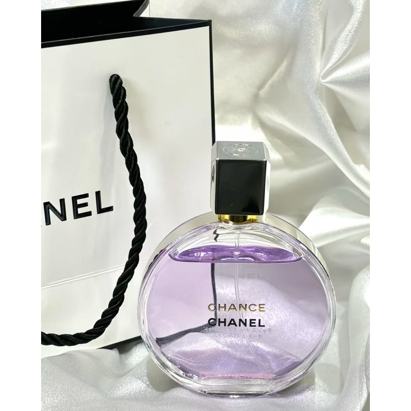 全新Chanel香奈兒Chance紫色霓幻淡香精女性香水100ml附帶禮盒| 蝦皮購物