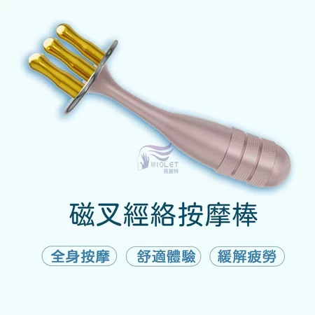 排酸棒磁穴經絡按摩棒磁穴排毒棒瘦身棒6000高斯7叉磁石不鏽鋼磁叉