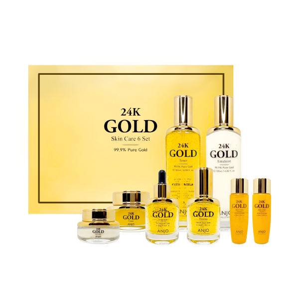 高級スキンケアセット ANJO プレミアムエンジェル 24kソリューションで