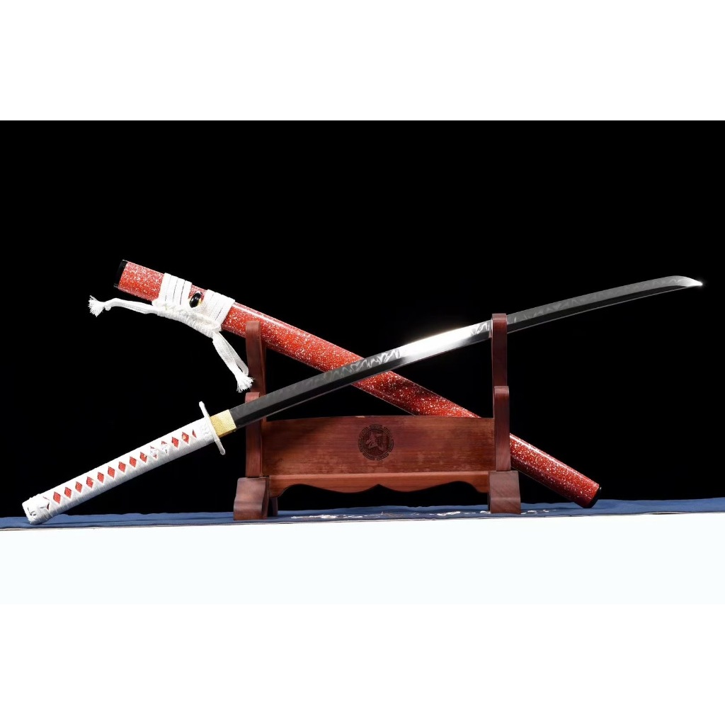 T10燒刃 樹葉紋武士刀 驚蟄 小武士刀 katana 高硬度刀 手工刀 鎮宅收藏 喬遷禮 砍鐵不傷刃日本武術劍道未開刃 | 蝦皮購物
