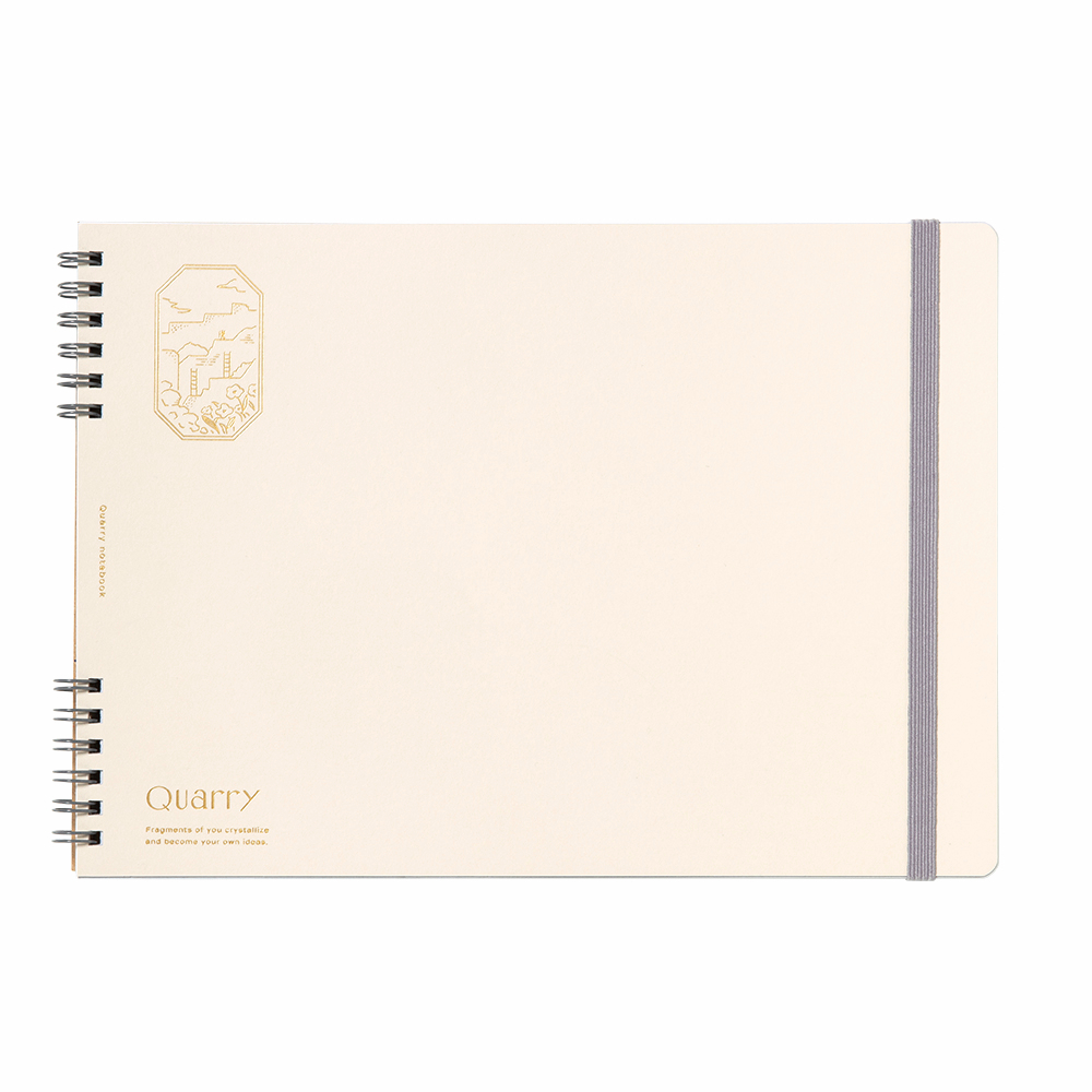 日本 IROHA《QUARRY notebook B5 wide 橫式方眼筆記本》｜明進文房具 | 蝦皮購物