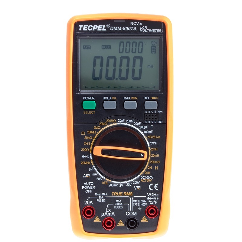 DMM-8007A 數位LCR三用電錶 LCR+三用電表,萬用電表, 數位電錶, 20A, RLC｜TECPEL 泰菱 | 蝦皮購物
