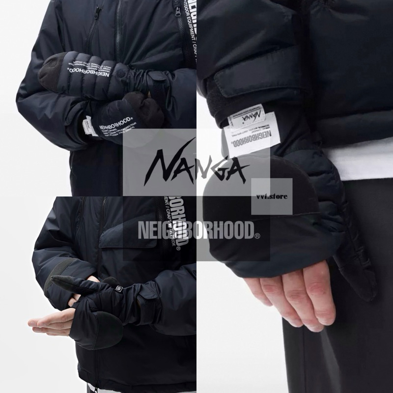 NEIGHBORHOOD × NANGA 24AW DOWN GLOVES 聯名限定羽絨手套| 蝦皮購物