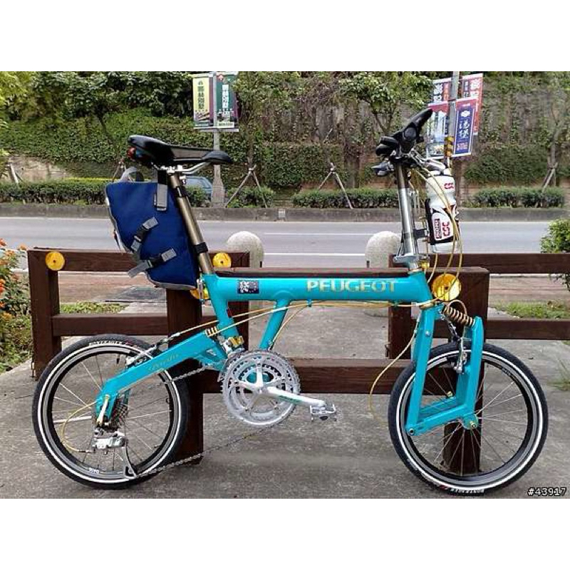 PEUGEOT Birdy 日本bd-1 銀色鳥車折疊車摺疊車經典款圓管鳥腳踏車