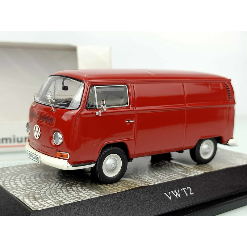 Miniature IXO 1/43 – Volkswagen Combi T2 Polizei 1968, état Neuf Sous Boîte