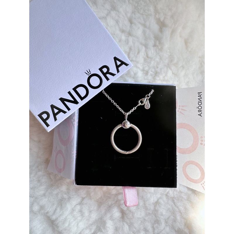 Pandora 項鍊 O環 銀 全新現貨 | 蝦皮購物