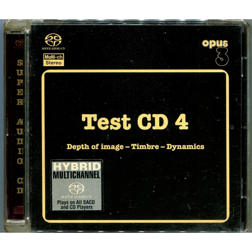 Test CD 4 Depth of Image-Timbre-Dynamics SACD OPUS 3 發燒片 | 蝦皮購物