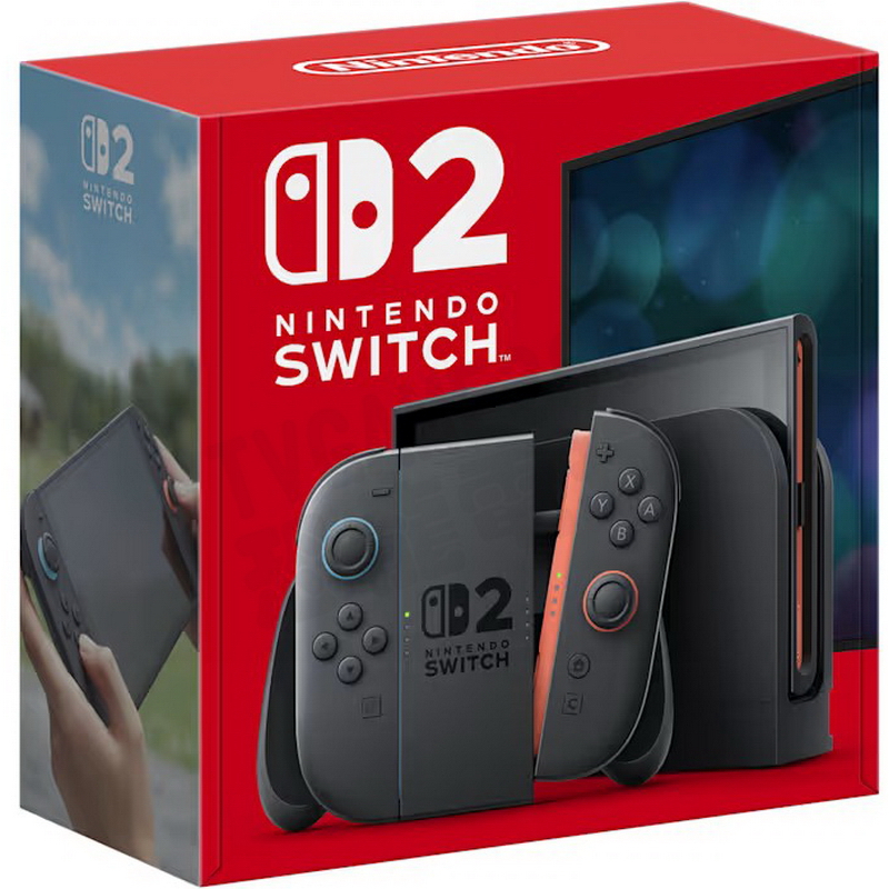 任天堂NINTENDO SWITCH2 NS2 主機黑色主機黑色淺藍色淺紅色手把