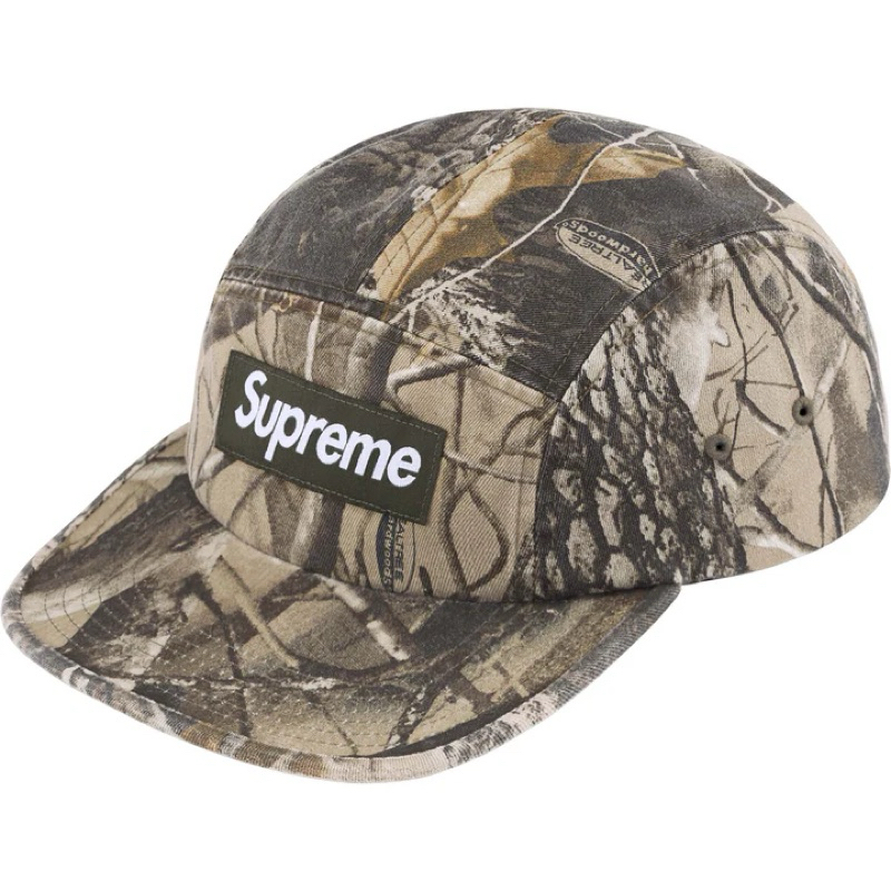 全新現貨SUPREME 25SS Washed Chino Twill Camp Cap 五分割帽老帽帽子