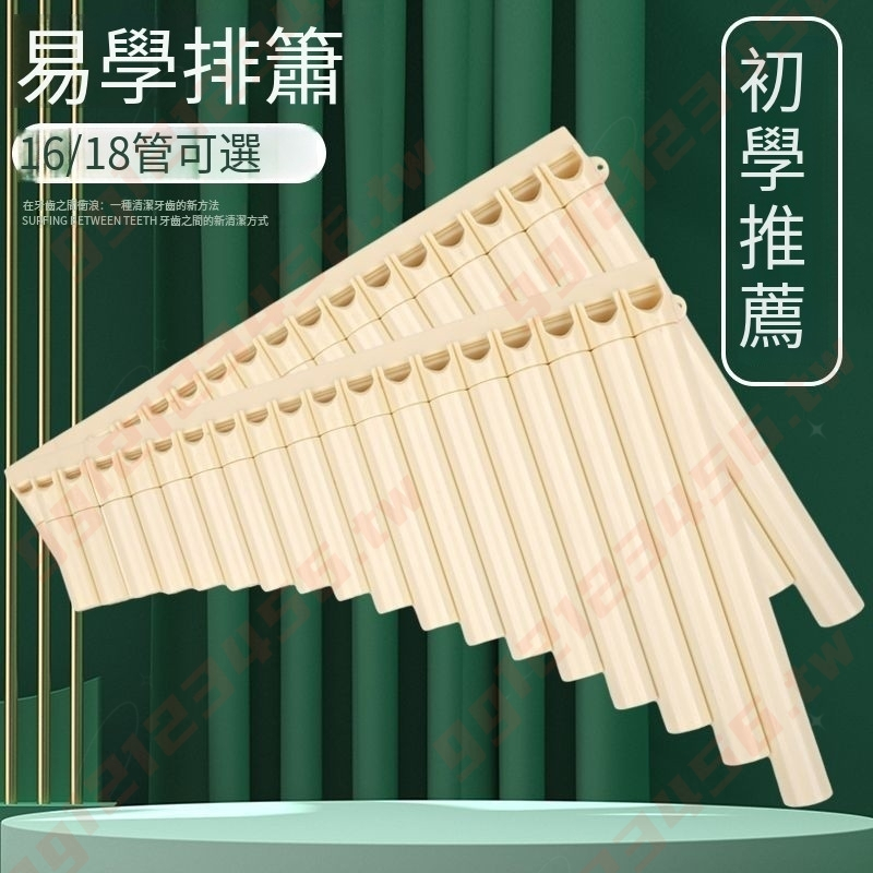【優品】易學排簫 16 18管排笛 C調學生初學入門使用排笛 民族吹奏18管學生排簫 -/*/12P大讚 | 蝦皮購物
