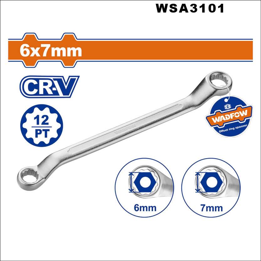 網路限定販售 WADFOW 一站式工具 雙梅花板手 6*7mm (WSA3101) 六角板手 | 蝦皮購物