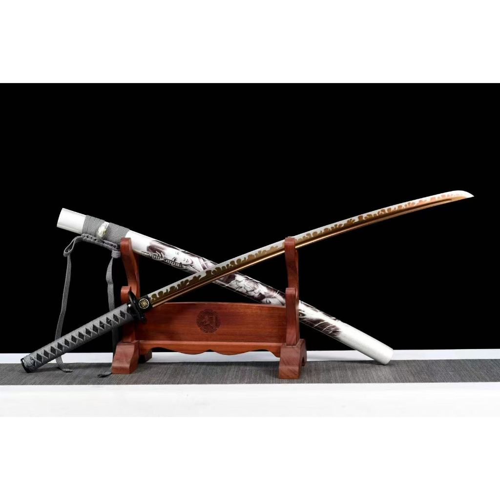 【廠家直銷】高性能武士刀 一體錳鋼鍛打 武士刀 打刀 日式刀 指揮刀 武士道練習 金屬刀劍 收藏擺件 龍泉刀劍硬刀未開刃 | 蝦皮購物