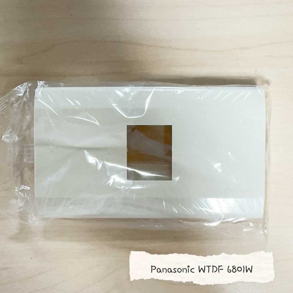 Panasonic 國際牌松工星光 星光蓋板 WTDF 6801 一連蓋板/插座蓋板/白色 | 蝦皮購物