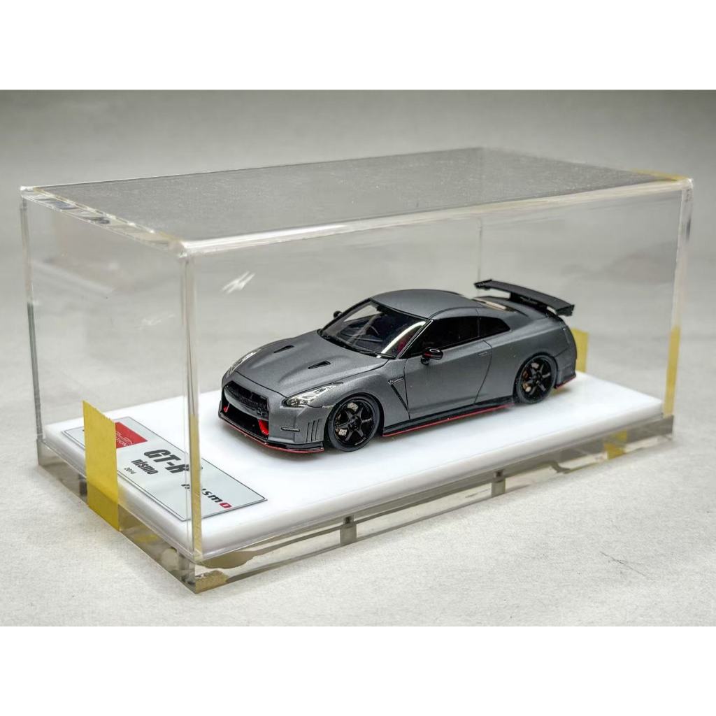 Makeup 1/43 日產 Nissan R35 GT-R Nismo 2014 消光灰 樹脂車 | 蝦皮購物