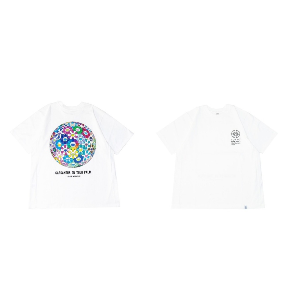 Flower Ball “Gargantua” Tシャツ White 村上隆