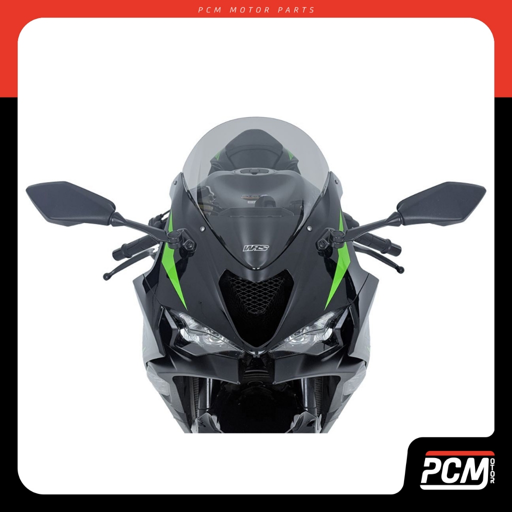 鏡 WRS KAWASAKI ZX6R ZX-6R 6R 2024+ 競技高角度風鏡KA017 改裝精品套件