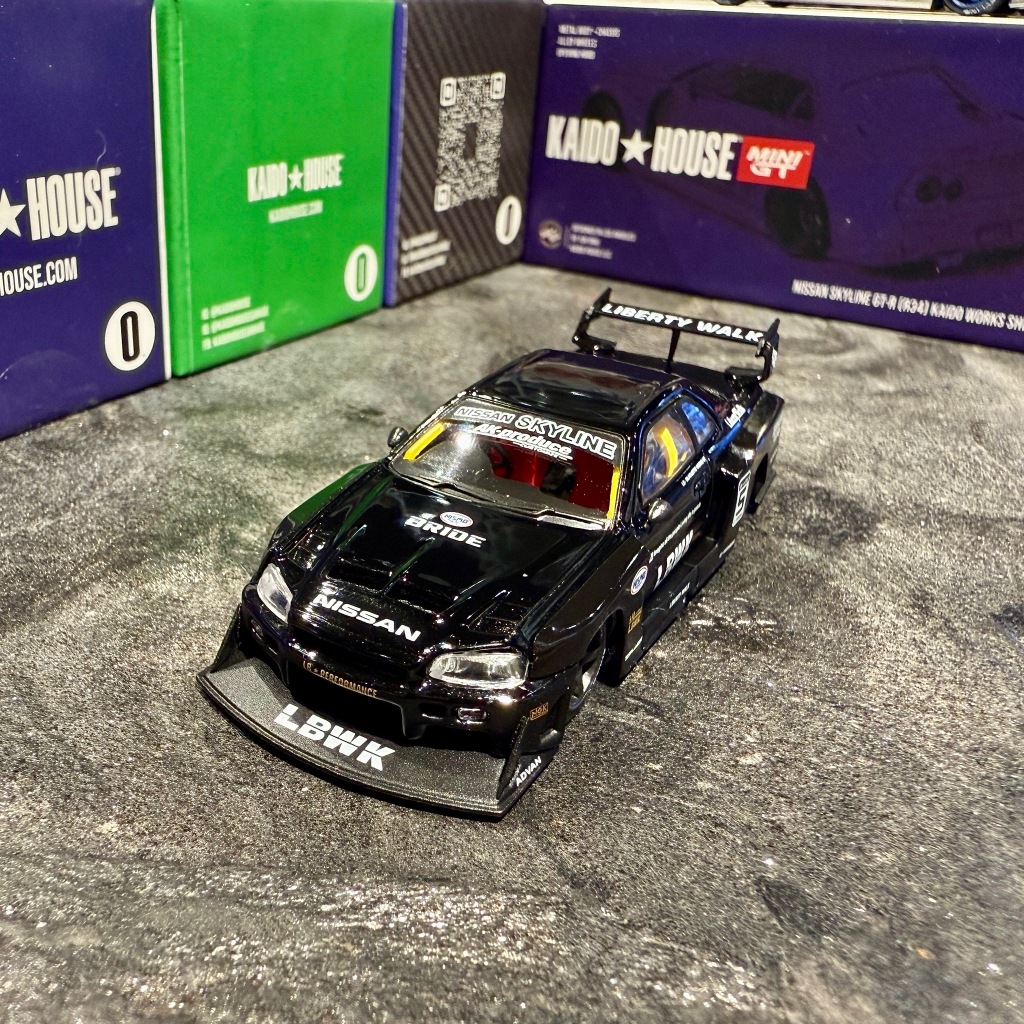 當日寄出 MINI GT GTR R34 LB ER34 寬體 Super Silhouette 844 | 蝦皮購物
