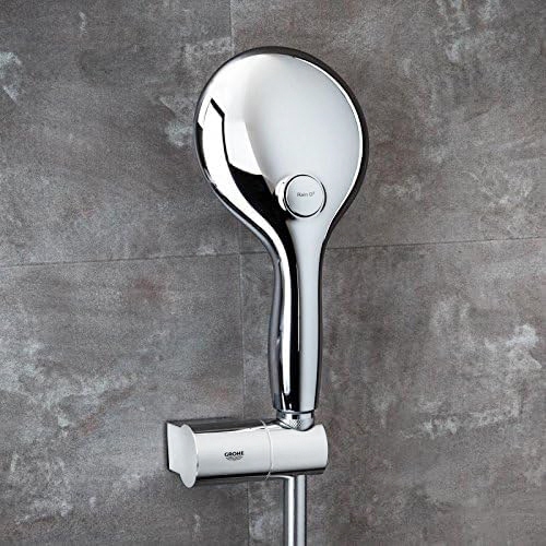 【GROHE指定代理店】RAINSHOWER 可調式蓮蓬頭掛座/掛杯（鉻色） 27055000 蓮蓬頭 GROHE | 蝦皮購物