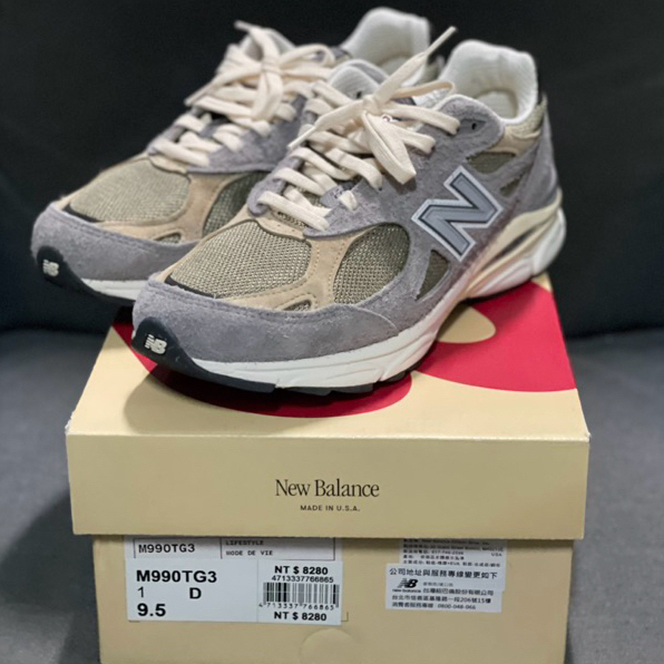 New Balance 990v3 Made in USA M990TG3 US9.5/27.5cm 二手現貨| 蝦皮購物