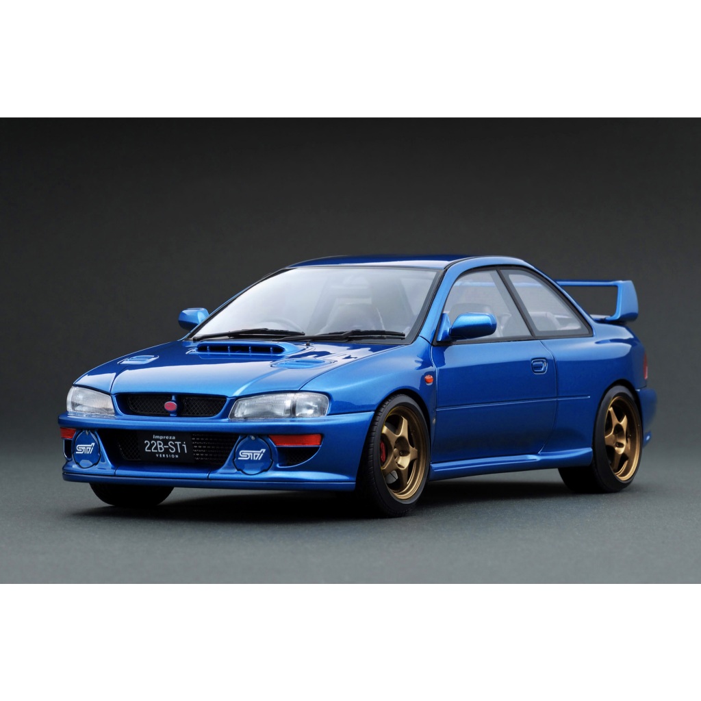 模例】ig 1/18 SUBARU Impreza 22B-Sti (GC8改) 藤原文太同款(IG3668