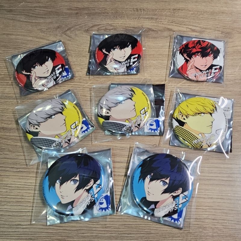 女神異聞錄P5 雨宮蓮P4 鳴上悠P3 結城理主人公fifs徽章| 蝦皮購物