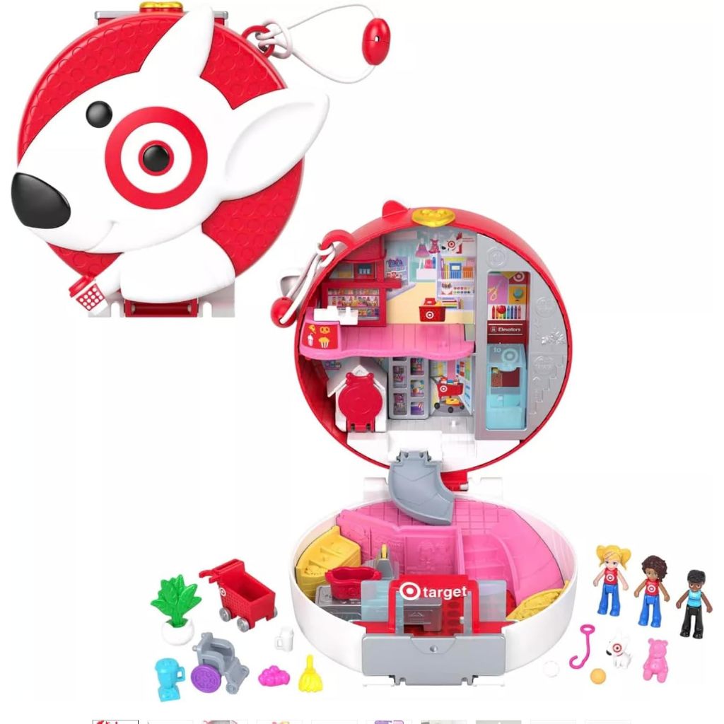 【現貨】Polly Pocket 口袋波莉 Target Bullseye 聯名 目標百貨 小狗 | 蝦皮購物