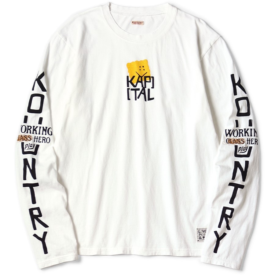 Kapital 20/- Jersey Crew-Long T-Shirt (PECKISH & Kachina pt) Tee