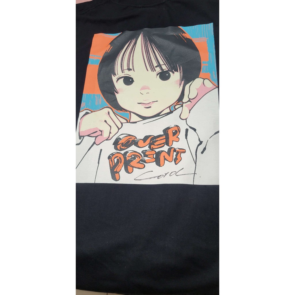Overprint 古塔つみ親簽pop art tee ver.21 TAIWAN limited XL Overprint 古塔つみ親簽pop art tee ver.21 TAIWAN limited XL