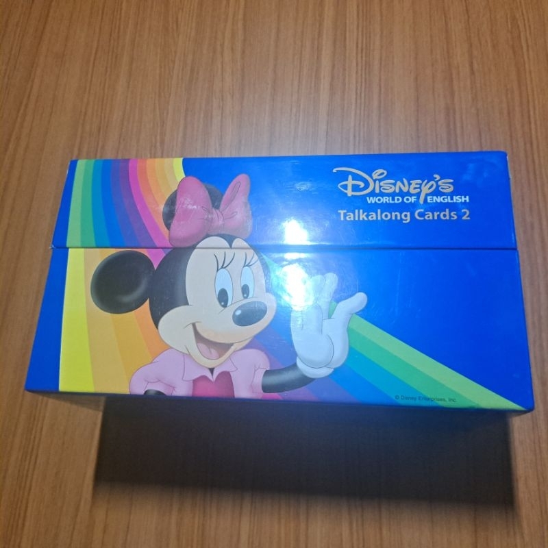 迪士尼美語語言學習卡Disney world of English talkalong cards 2