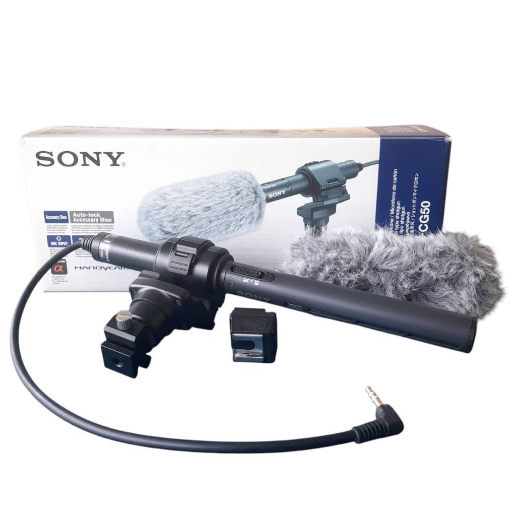 GOMINI】SONY ECM-CG50 高感度指向性麥克風9成新日本製立體聲| 蝦皮購物
