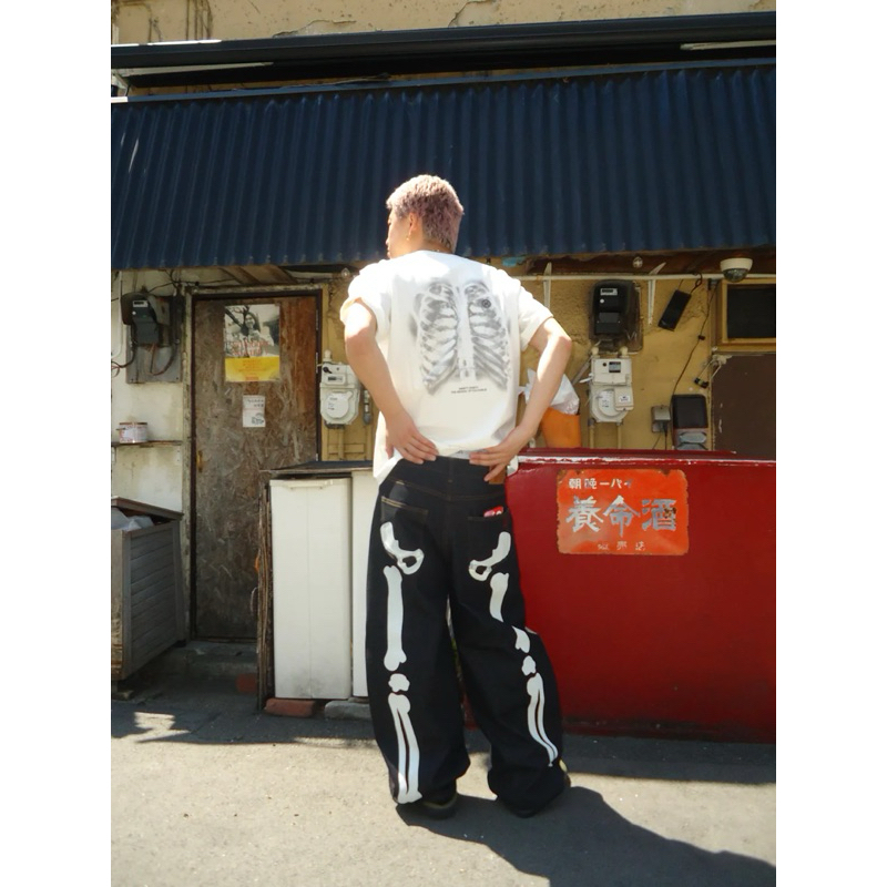 9090 Bone Rigid Denim Pants White - メルカリ