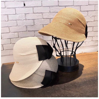 新品】CA4LA×Acka satin ribbon sun visor 帽子