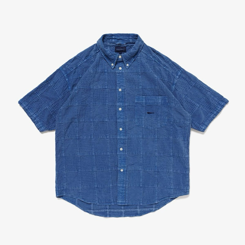 25SS DESCENDANT DISTRIBUTION PATCHWORK SS SHIRT PIGMENT DYE | 蝦皮購物