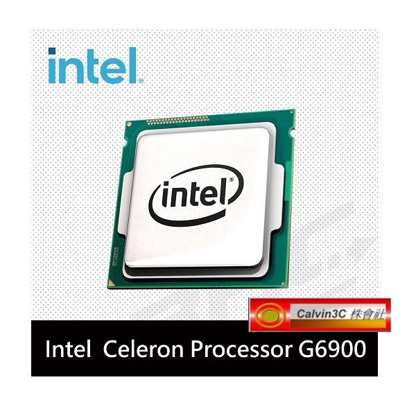 Intel 第12代CPU Celeron G6900 1700腳位速度3.40GHz 快取4M 內建顯示