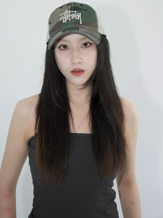 聯名帽款迷彩Stussy x NEW ERA 9TWENTY BASIC TRUCKER REAL TREE