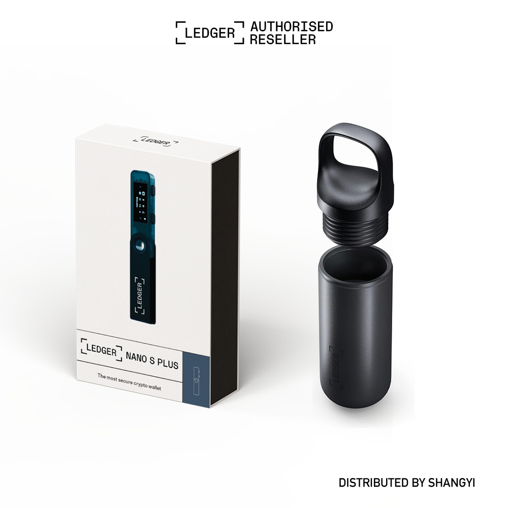 Ledger台灣官方授權代理] Nano S Plus加密硬體錢包/冷錢包- 寶石藍x Pod 保護罐| 蝦皮購物