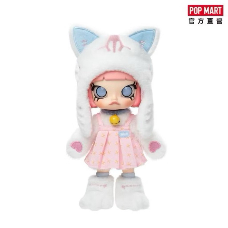 BLS • 全新未拆POPMART 泡泡瑪特Molly 躲貓貓1/8 可動公仔盲盒白貓黑貓