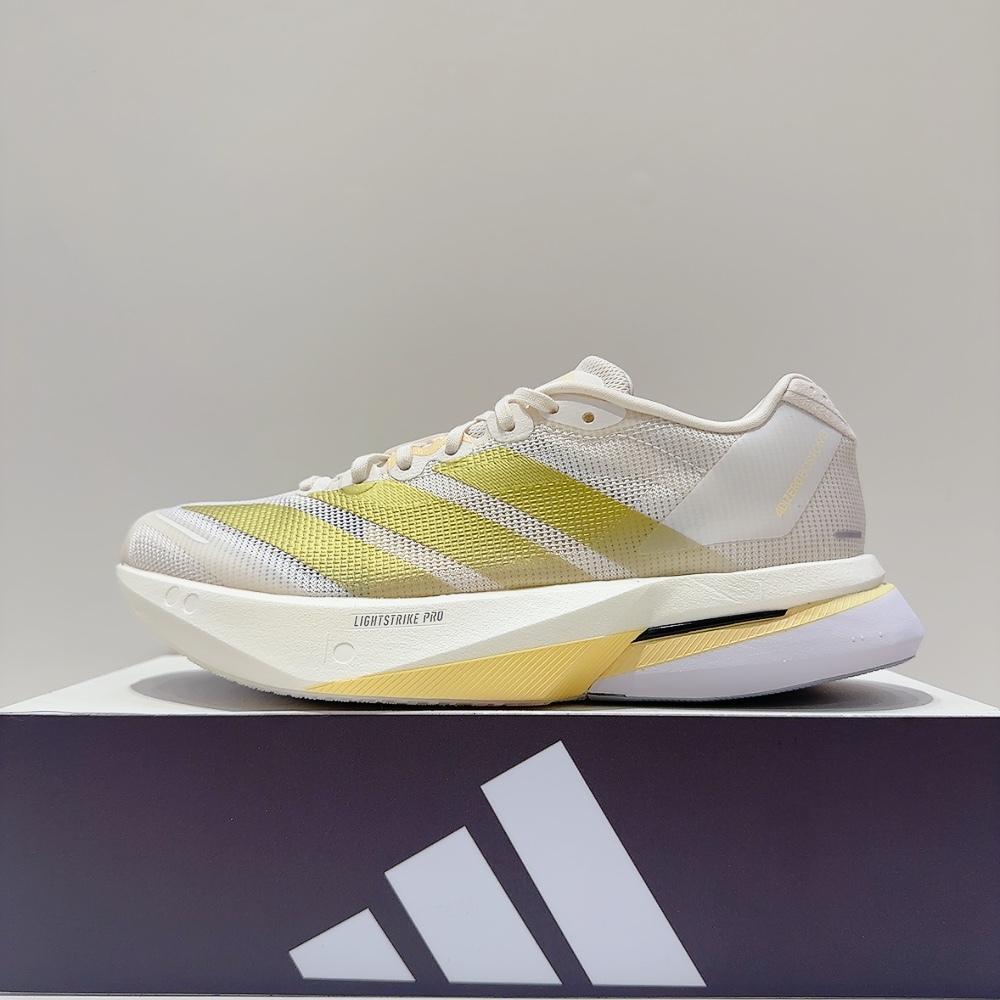 adidas ADIZERO BOSTON 13 W 女生 米金色 透氣 輕量 緩震 運動 慢跑鞋 JS4952 | 蝦皮購物