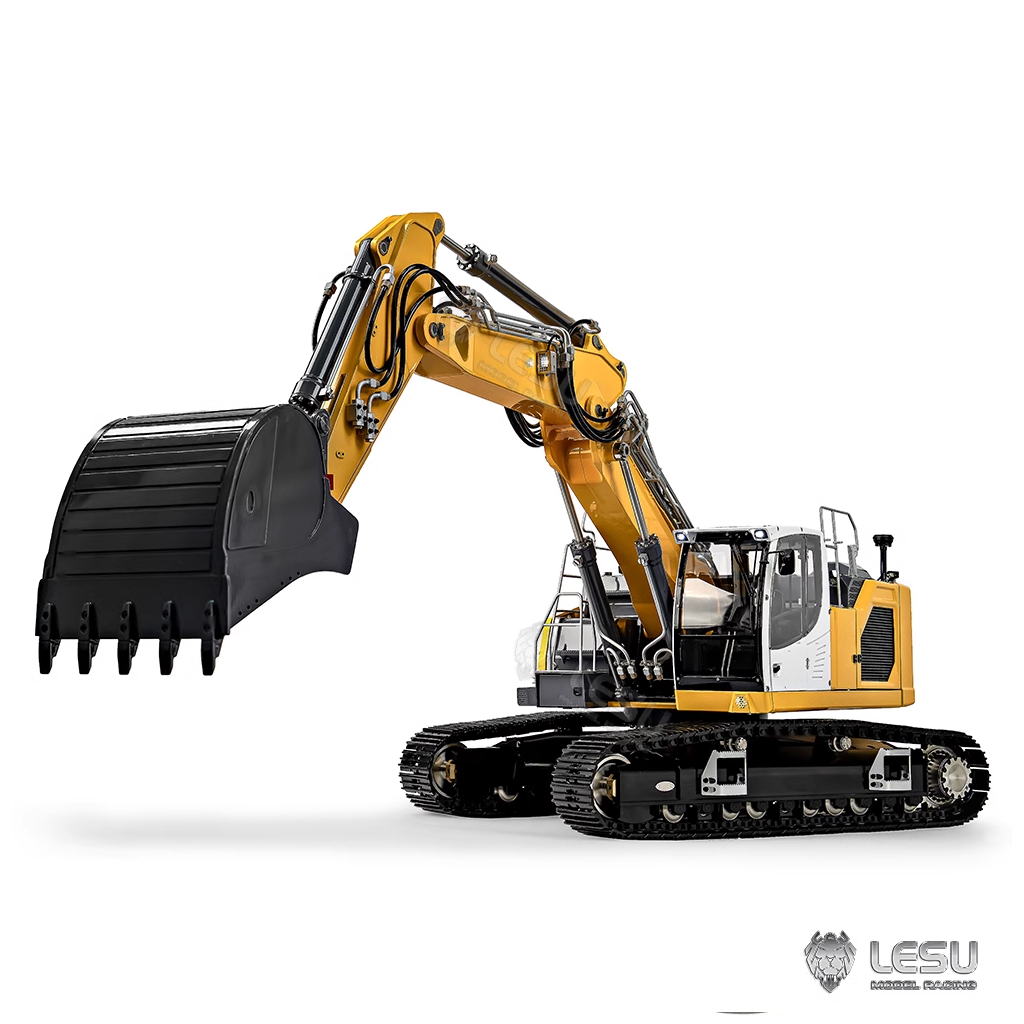 LESU 鐳速 Aoue-945 三節臂 挖土機 怪手 黃色 RTR 不含電控 1/14 遙控 液壓 | 蝦皮購物